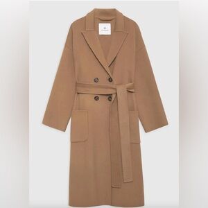 Anine Bing DYLAN COAT - CAMEL CASHMERE BLEND
